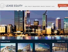 Tablet Screenshot of lease-equity.com.au